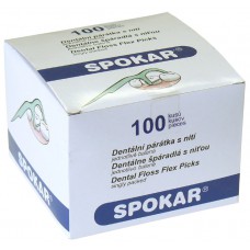 F100	Dental flos flex picks SPOKAR® - box 100pcs