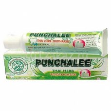 7698 Органическая зубная паста Панчале с тайскими травами "Punchalee Herbal Toothpaste" 35 гр